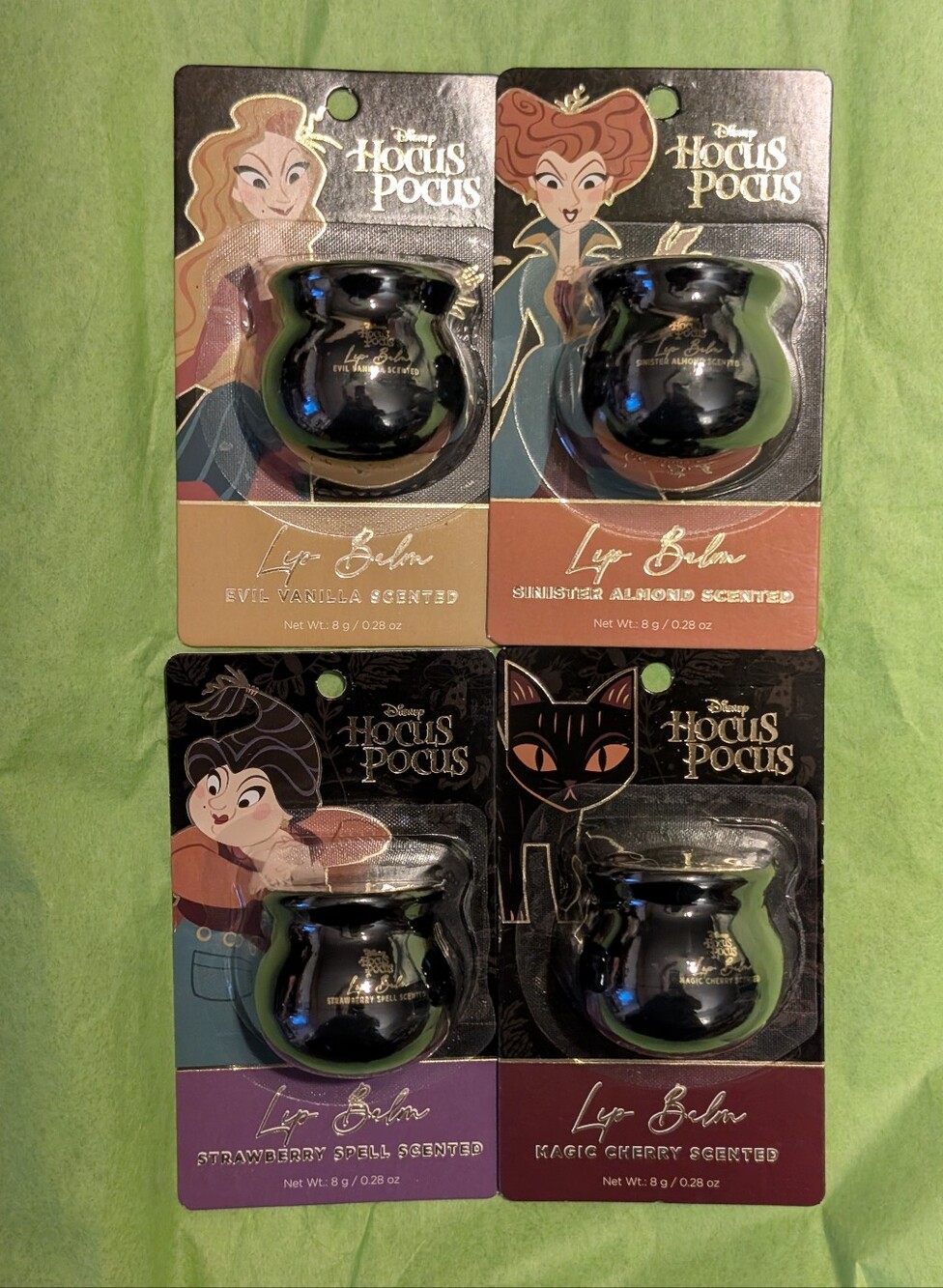Hocus Pocus Cauldron Lip Balm Disney Limited Set Of Four